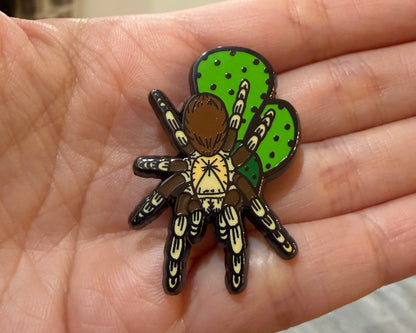Gray Ghost Creations tarantula pin