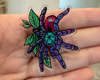 Gray Ghost Creations tarantula pin