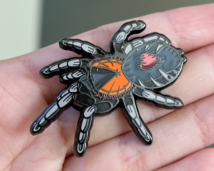 Gray Ghost Creations tarantula pin