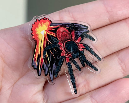 Gray Ghost Creations tarantula pin