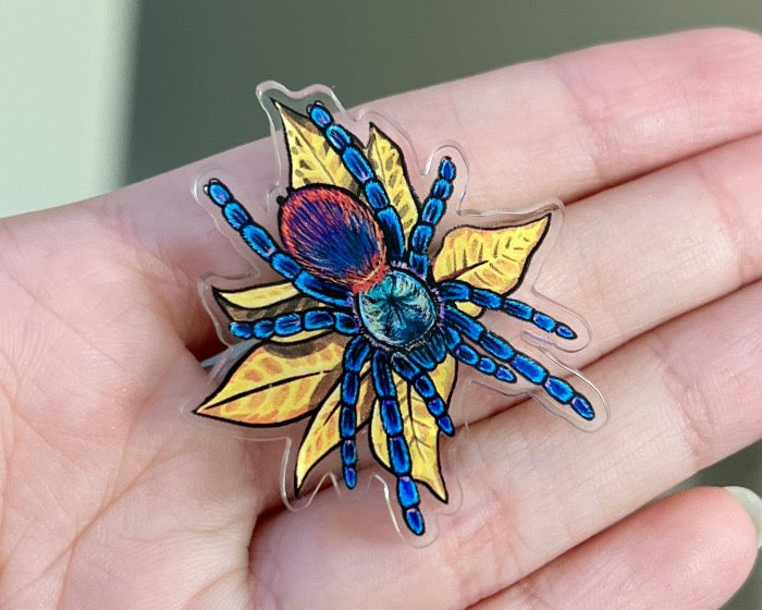 Gray Ghost Creations tarantula pin