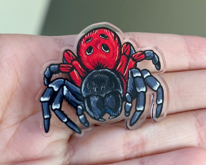 Gray Ghost Creations tarantula pin