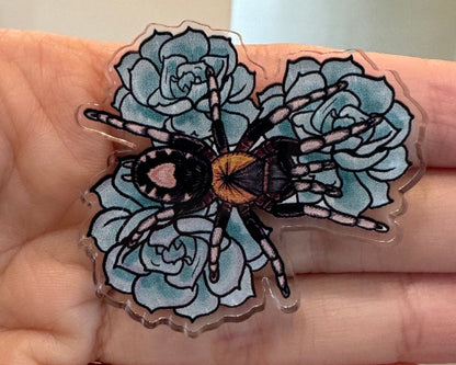 GrayGhostCreations tarantula pin