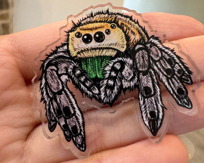 GrayGhostCreations tarantula pin