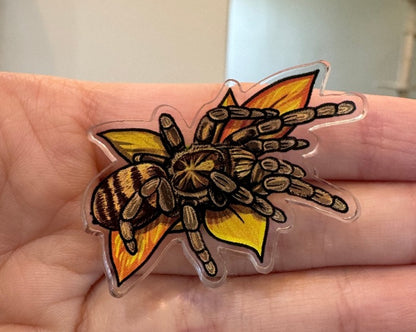 GrayGhostCreations tarantula pin