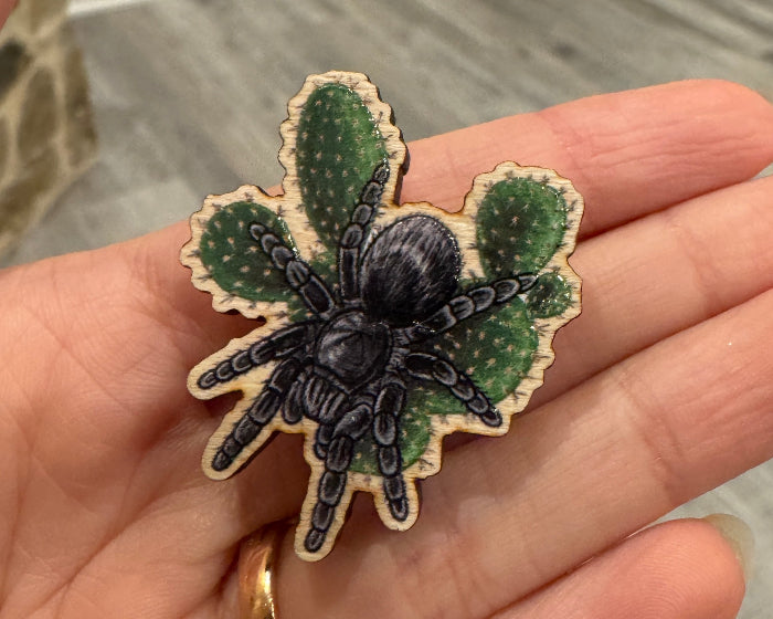 Gray Ghost Creations tarantula pin