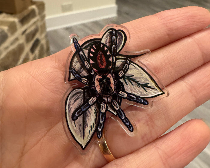 Gray Ghost Creations tarantula pin