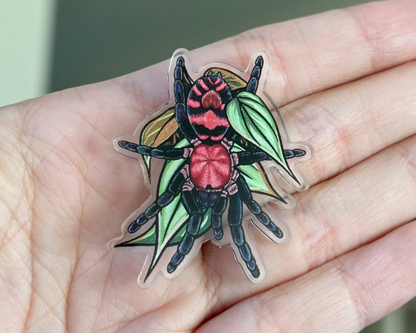 Gray Ghost Creations tarantula pin