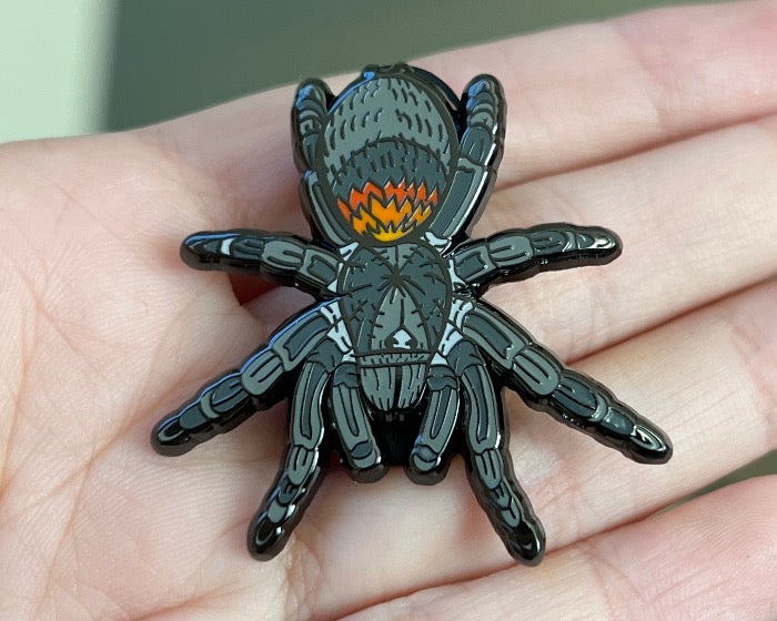 GrayGhostCreations tarantula pin