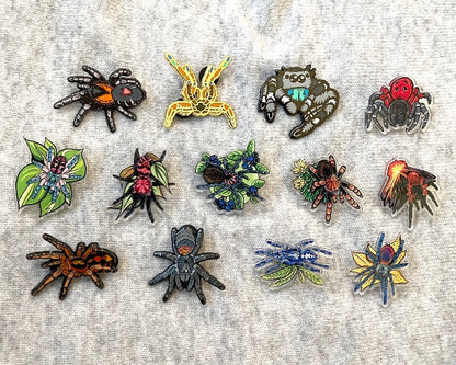 GrayGhostCreations tarantula pin